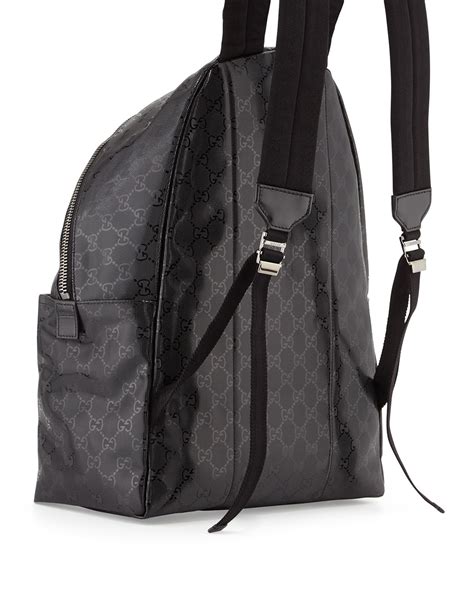 gucci bookbag men|Gucci print backpack for men.